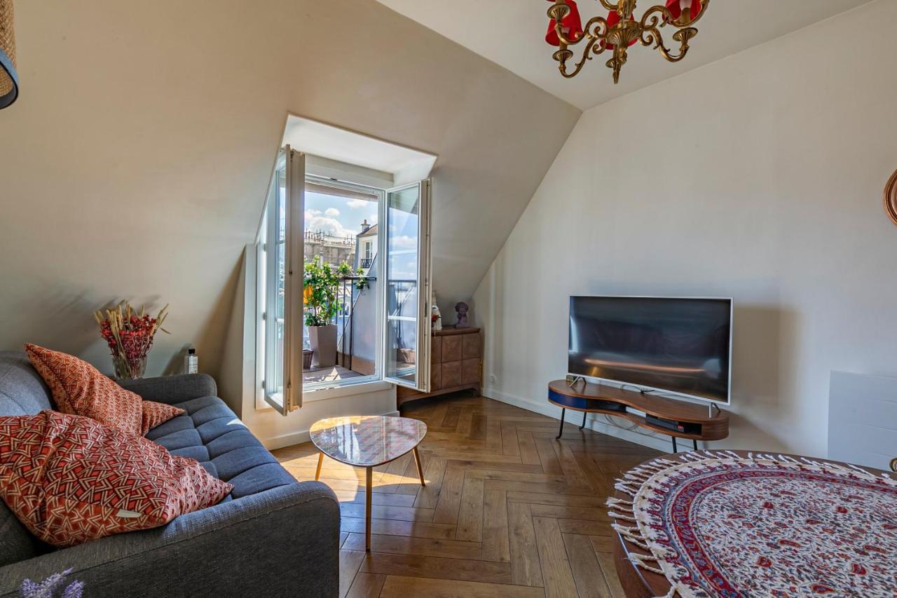 Paris Centre Dernier Etage Vue Ascenseur Lejlighed Eksteriør billede