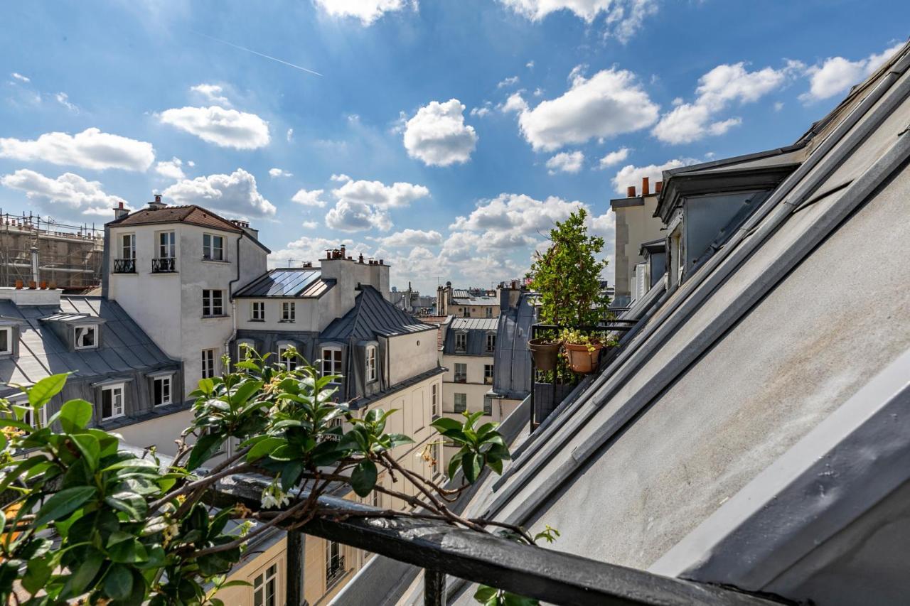 Paris Centre Dernier Etage Vue Ascenseur Lejlighed Eksteriør billede