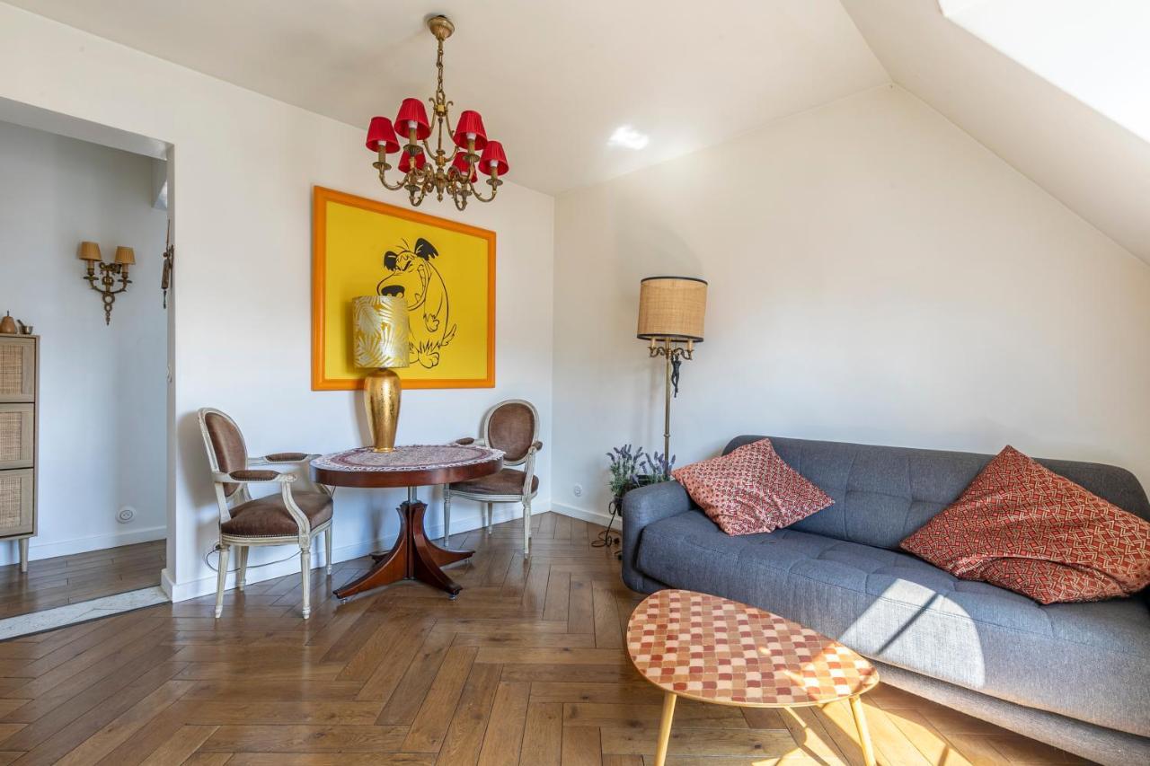 Paris Centre Dernier Etage Vue Ascenseur Lejlighed Eksteriør billede
