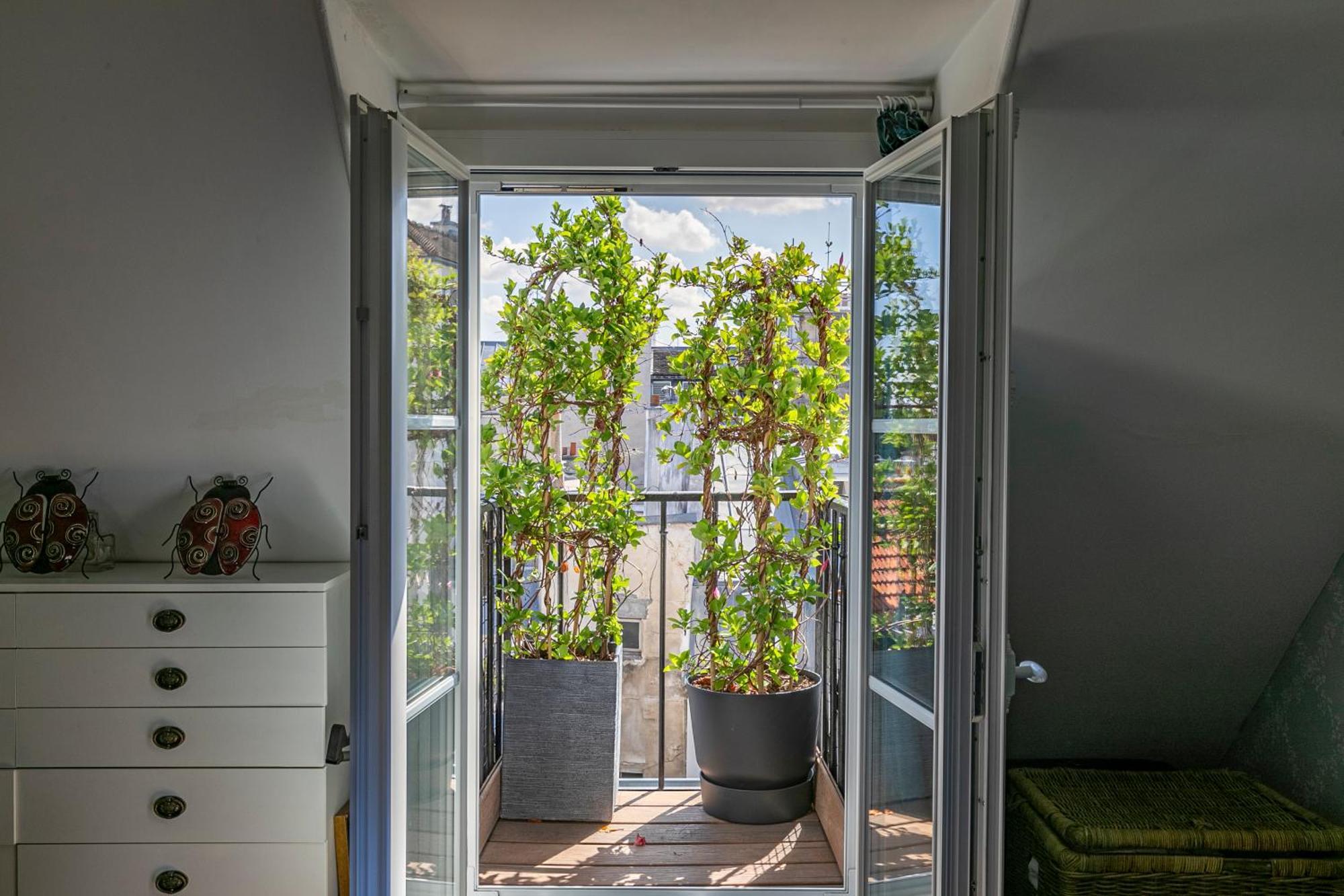 Paris Centre Dernier Etage Vue Ascenseur Lejlighed Eksteriør billede