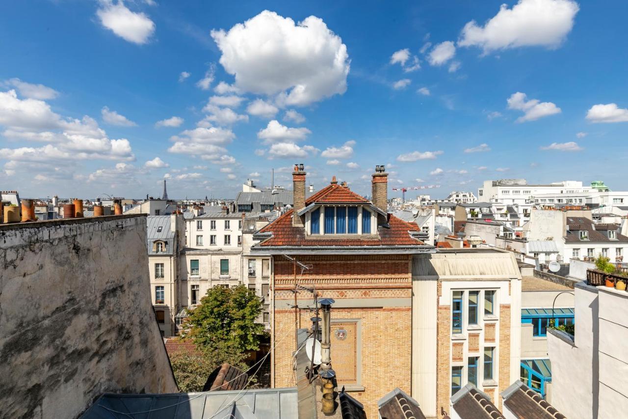 Paris Centre Dernier Etage Vue Ascenseur Lejlighed Eksteriør billede